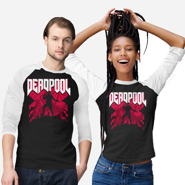 Deadpool Doomsday-Unisex-Baseball-Tee-rocketman_art
