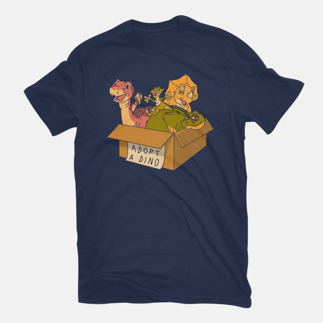 Adopt A Dinosaur-Mens-Basic-Tee-patrickgp