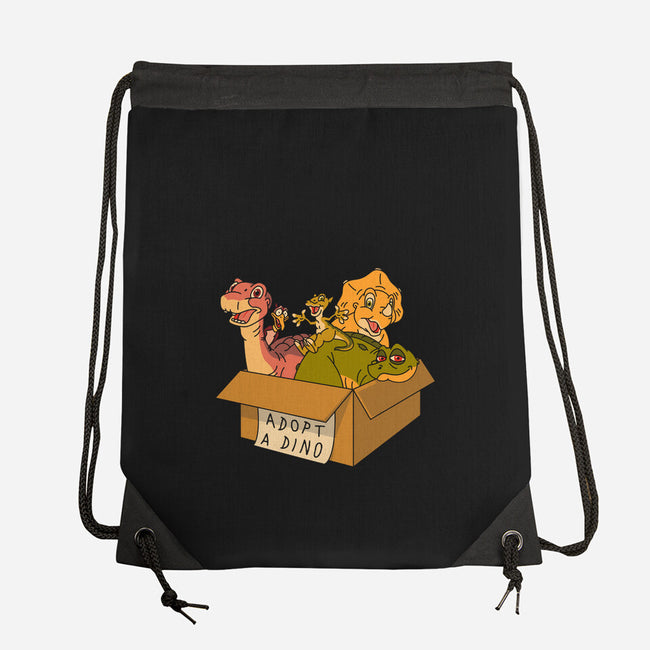 Adopt A Dinosaur-None-Drawstring-Bag-patrickgp