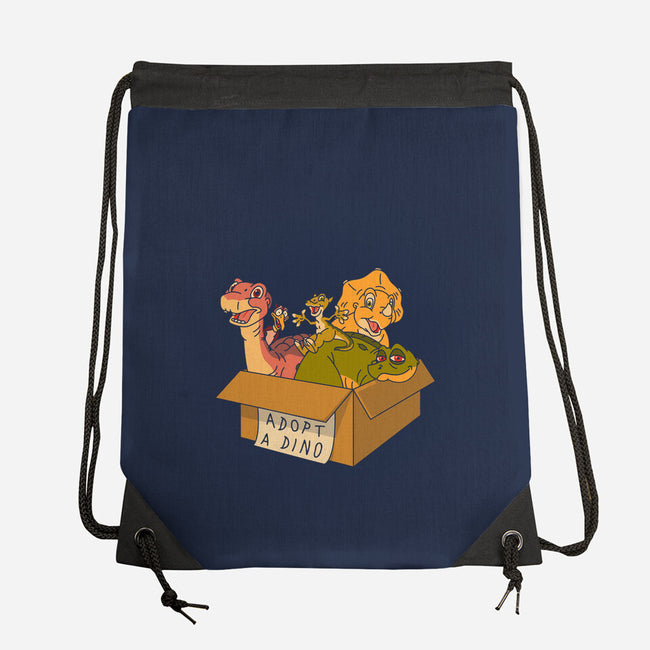 Adopt A Dinosaur-None-Drawstring-Bag-patrickgp