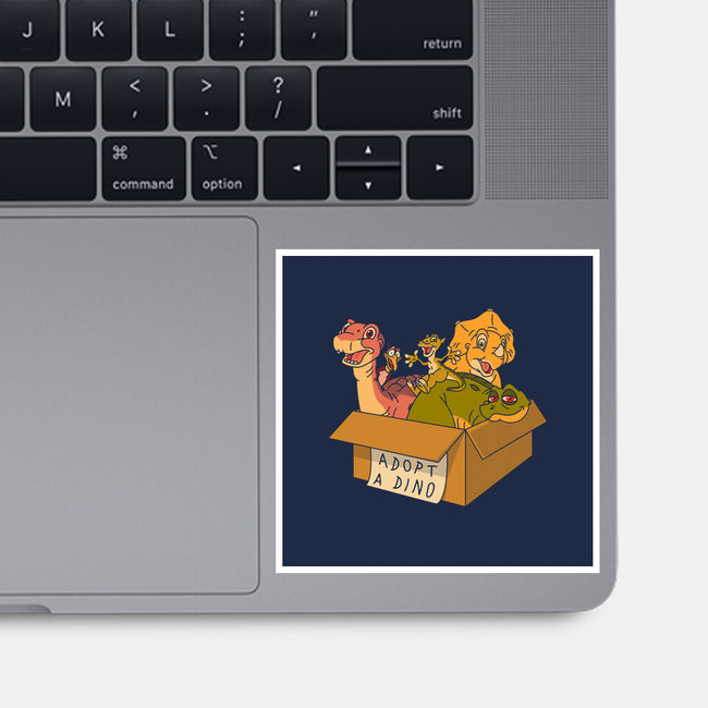 Adopt A Dinosaur-None-Glossy-Sticker-patrickgp