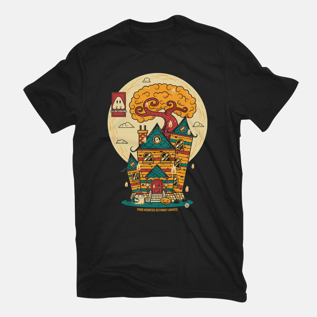 Haunted Getaway-Womens-Fitted-Tee-krisren28