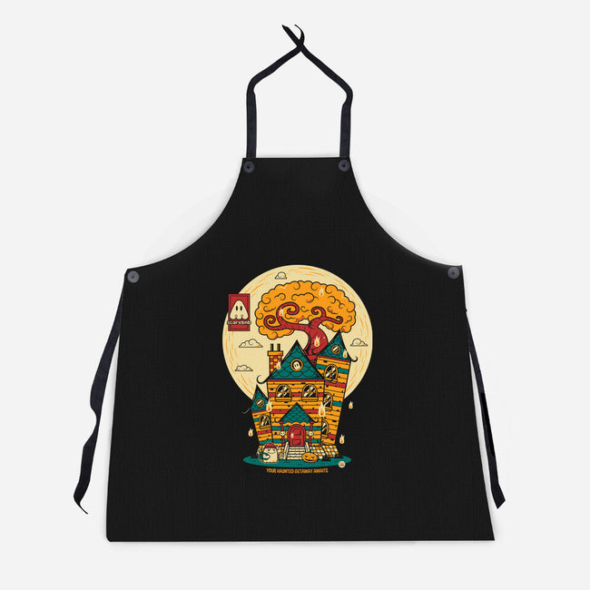Haunted Getaway-Unisex-Kitchen-Apron-krisren28
