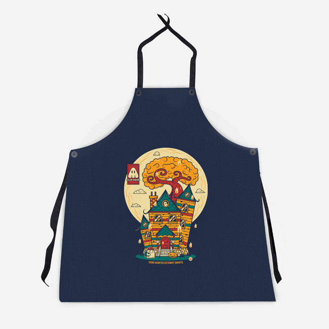 Haunted Getaway-Unisex-Kitchen-Apron-krisren28