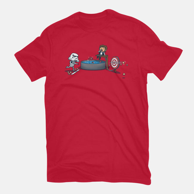 Hurry And Hit The Target-Mens-Basic-Tee-Boggs Nicolas