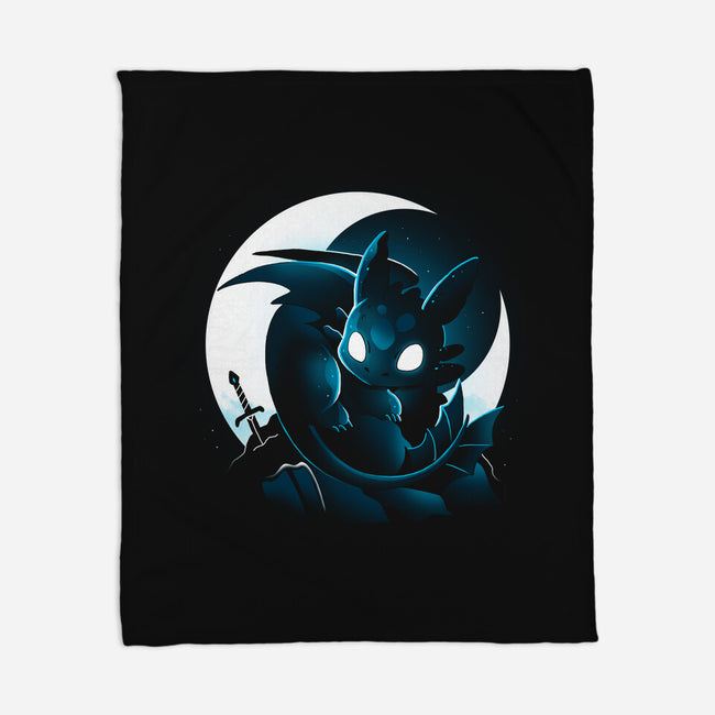 Starlight Dragon-None-Fleece-Blanket-Vallina84