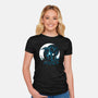 Starlight Dragon-Womens-Fitted-Tee-Vallina84