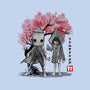Six And Mono Sumi-e-None-Adjustable Tote-Bag-DrMonekers