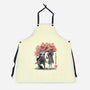 Six And Mono Sumi-e-Unisex-Kitchen-Apron-DrMonekers