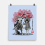Six And Mono Sumi-e-None-Matte-Poster-DrMonekers