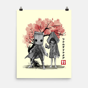 Six And Mono Sumi-e-None-Matte-Poster-DrMonekers