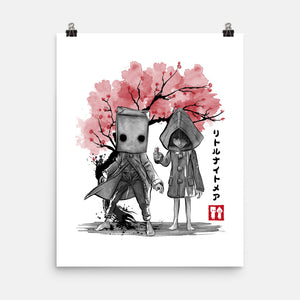 Six And Mono Sumi-e-None-Matte-Poster-DrMonekers