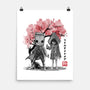 Six And Mono Sumi-e-None-Matte-Poster-DrMonekers
