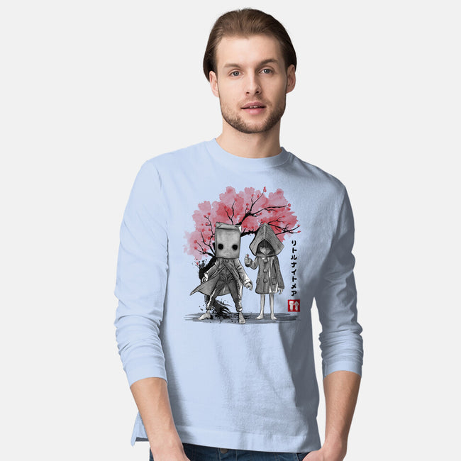 Six And Mono Sumi-e-Mens-Long Sleeved-Tee-DrMonekers