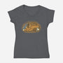 Spirits Nap-Womens-V-Neck-Tee-pigboom