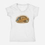 Spirits Nap-Womens-V-Neck-Tee-pigboom