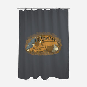 Spirits Nap-None-Polyester-Shower Curtain-pigboom