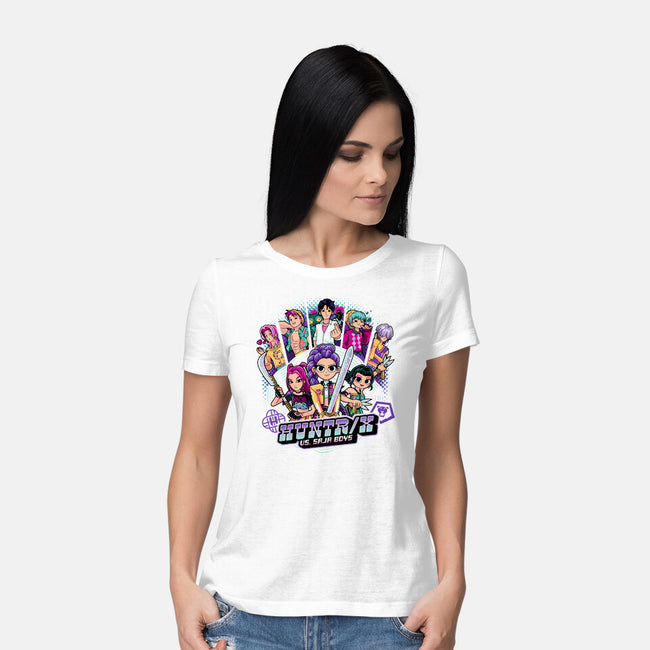 KPop Pilgrim-Womens-Basic-Tee-PrimePremne