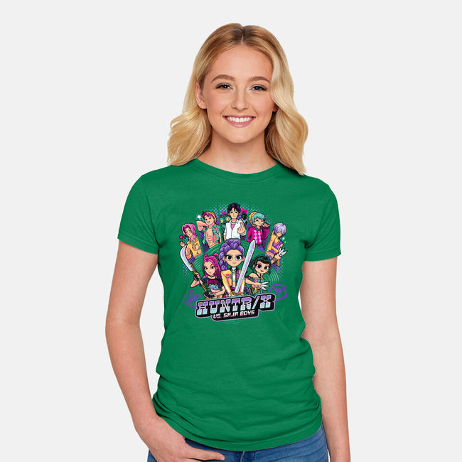 KPop Pilgrim-Womens-Fitted-Tee-PrimePremne