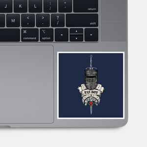 Tis But A Tat-None-Glossy-Sticker-rocketman_art