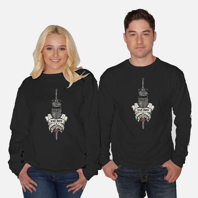 Tis But A Tat-Unisex-Crew Neck-Sweatshirt-rocketman_art