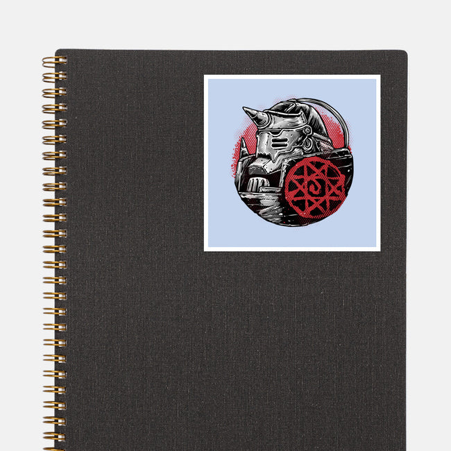Armoured Soul-None-Glossy-Sticker-glitchygorilla