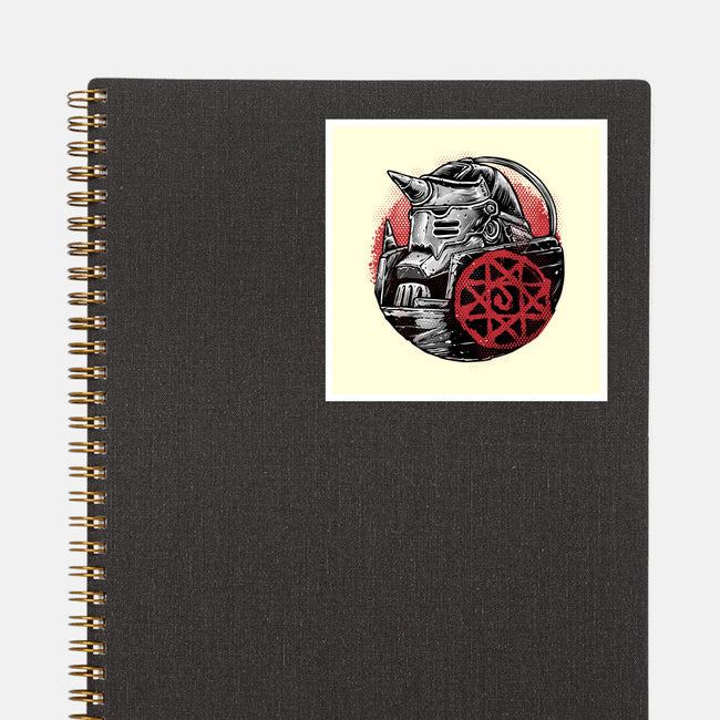 Armoured Soul-None-Glossy-Sticker-glitchygorilla