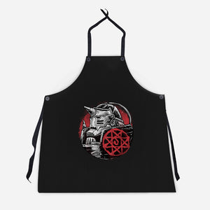 Armoured Soul-Unisex-Kitchen-Apron-glitchygorilla