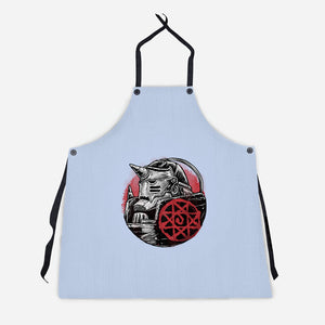 Armoured Soul-Unisex-Kitchen-Apron-glitchygorilla