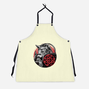 Armoured Soul-Unisex-Kitchen-Apron-glitchygorilla