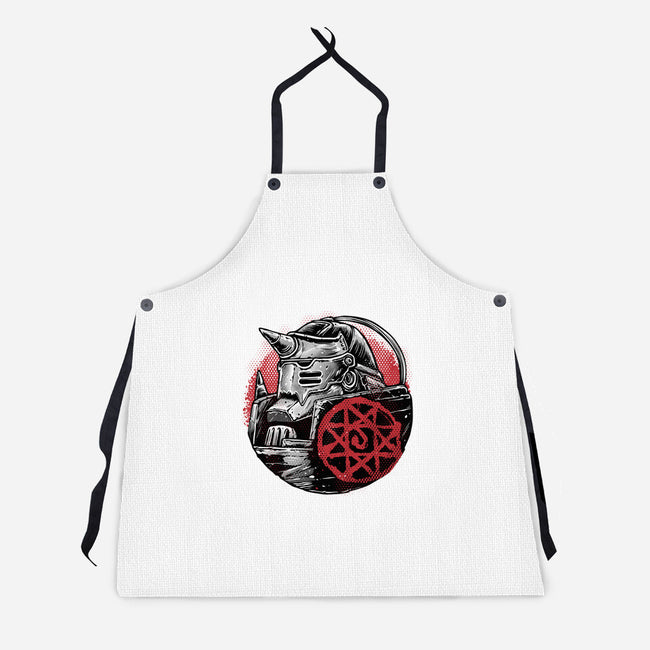 Armoured Soul-Unisex-Kitchen-Apron-glitchygorilla