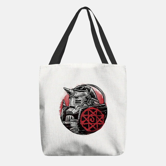 Armoured Soul-None-Basic Tote-Bag-glitchygorilla