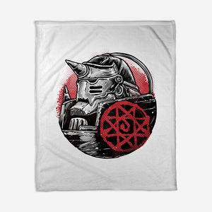 Armoured Soul-None-Fleece-Blanket-glitchygorilla