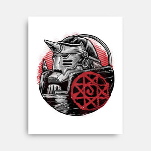 Armoured Soul-None-Stretched-Canvas-glitchygorilla