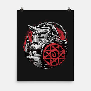 Armoured Soul-None-Matte-Poster-glitchygorilla