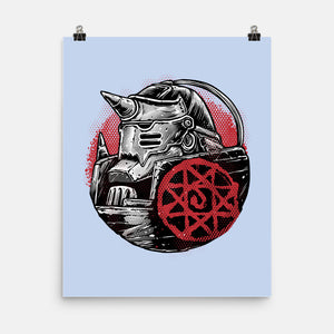 Armoured Soul-None-Matte-Poster-glitchygorilla