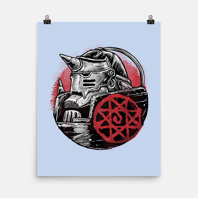 Armoured Soul-None-Matte-Poster-glitchygorilla