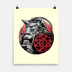 Armoured Soul-None-Matte-Poster-glitchygorilla