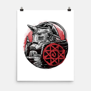 Armoured Soul-None-Matte-Poster-glitchygorilla