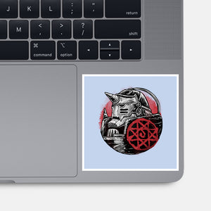 Armoured Soul-None-Glossy-Sticker-glitchygorilla