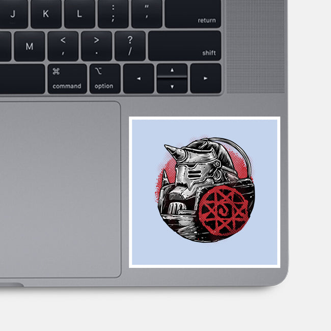 Armoured Soul-None-Glossy-Sticker-glitchygorilla