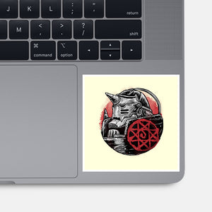 Armoured Soul-None-Glossy-Sticker-glitchygorilla