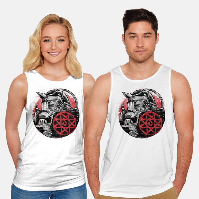 Armoured Soul-Unisex-Basic-Tank-glitchygorilla