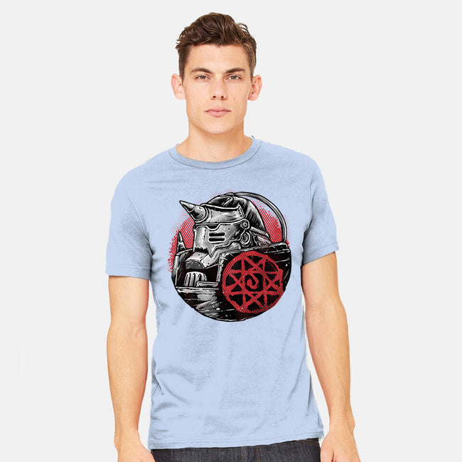 Armoured Soul-Mens-Heavyweight-Tee-glitchygorilla