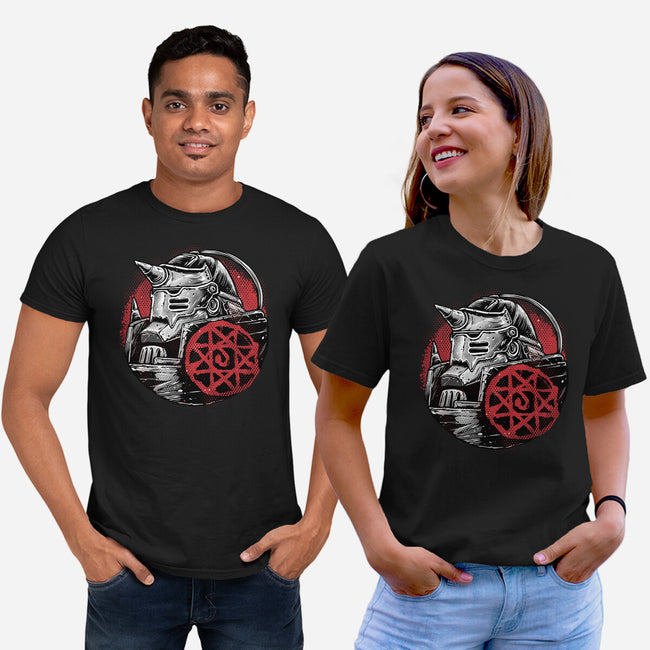 Armoured Soul-Unisex-Basic-Tee-glitchygorilla