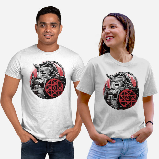 Armoured Soul-Unisex-Basic-Tee-glitchygorilla