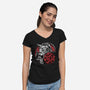Armoured Soul-Womens-V-Neck-Tee-glitchygorilla