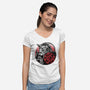 Armoured Soul-Womens-V-Neck-Tee-glitchygorilla