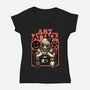 Clown Art TV Show-Womens-V-Neck-Tee-Studio Mootant