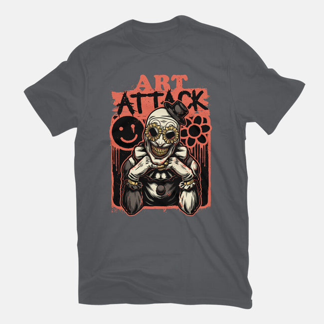 Clown Art TV Show-Mens-Heavyweight-Tee-Studio Mootant